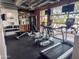 The gym features exercise equipment, dumbbells, and television viewing for workouts at 1326 N Central Ave # 416, Phoenix, AZ 85004