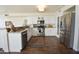 Modern kitchen with stainless steel appliances and granite countertops at 1326 N Central Ave # 416, Phoenix, AZ 85004