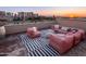 Rooftop deck with city views and comfortable seating at 1326 N Central Ave # 416, Phoenix, AZ 85004