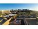 Aerial city view from rooftop deck, featuring cityscape and mountains at 1326 N Central Ave # 416, Phoenix, AZ 85004