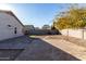 Backyard with a paved patio and a small grassy area at 1628 W San Tan Hills Dr, San Tan Valley, AZ 85144