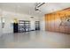 Spacious garage with built-in shelving and storage at 26573 W Abraham Ln, Buckeye, AZ 85396