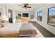 Spacious main bedroom with large windows and modern dresser at 37855 W Merced St, Maricopa, AZ 85138