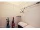 White wire shelving and hanging rods in this closet at 3800 S Cantabria Cir # 1029, Chandler, AZ 85248