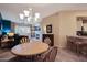 Bright dining area with a table and chairs near the kitchen at 3800 S Cantabria Cir # 1029, Chandler, AZ 85248