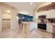 Modern kitchen with stainless steel appliances and an island at 3800 S Cantabria Cir # 1029, Chandler, AZ 85248