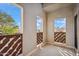 The open-air balcony features a view of the neighborhood and blue skies at 6411 S River Dr # 10, Tempe, AZ 85283