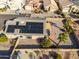 Aerial view showcasing house and backyard with solar panels at 11623 W Lemon Ct, Surprise, AZ 85378