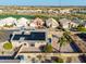 Aerial view of house, backyard, and neighborhood at 11623 W Lemon Ct, Surprise, AZ 85378