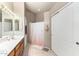 Bathroom with double sinks and shower at 11623 W Lemon Ct, Surprise, AZ 85378