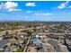 Aerial view of house and neighborhood at 1344 E Ellis Cir, Mesa, AZ 85203