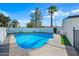 Refreshing blue pool, perfect for relaxation at 1344 E Ellis Cir, Mesa, AZ 85203
