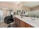 Bathroom with double sinks and large vanity at 18147 W Desert View Ln, Goodyear, AZ 85338