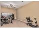 Home office with desk and mobility scooter at 18147 W Desert View Ln, Goodyear, AZ 85338