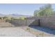 Landscaped backyard with mountain views and a block wall at 18219 E Coronado Cave Ct, Rio Verde, AZ 85263