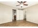 Bright bedroom featuring tile flooring and a double door closet at 19820 N 13Th Ave # 267, Phoenix, AZ 85027