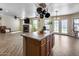 Kitchen island and open living area view at 3215 W Molly Ln, Phoenix, AZ 85083