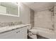 Bathroom features granite countertop and updated fixtures at 4901 S Calle Los Cerros Dr # 241, Tempe, AZ 85282