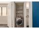Convenient laundry closet with washer and dryer included at 4901 S Calle Los Cerros Dr # 241, Tempe, AZ 85282