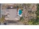 Aerial view showcasing the home and pool at 5037 E Sleepy Ranch Rd, Cave Creek, AZ 85331