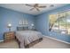 Guest bedroom with window and neutral decor at 5037 E Sleepy Ranch Rd, Cave Creek, AZ 85331