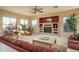 Spacious living room with large windows and seating at 5037 E Sleepy Ranch Rd, Cave Creek, AZ 85331