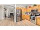Modern kitchen with stainless steel appliances and light wood cabinets at 6416 E Hacienda La Noria Ln, Gold Canyon, AZ 85118