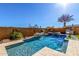 Inviting pool with spa and water feature at 1321 N 102Nd St, Mesa, AZ 85207