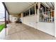 Covered patio with concrete flooring and potted plants at 17200 W Bell Rd # 641, Surprise, AZ 85374