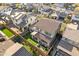 Aerial view of a house in a residential community at 17755 W Jojoba Rd, Goodyear, AZ 85338