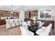 Kitchen with white quartz island and breakfast table at 17755 W Jojoba Rd, Goodyear, AZ 85338