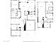 Two-story home floor plan, showcasing spacious rooms and a convenient layout at 2614 W Florimond Rd, Phoenix, AZ 85086