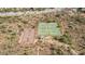 Aerial view of community tennis and basketball courts at 2614 W Florimond Rd, Phoenix, AZ 85086