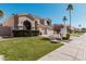 Two-story house with a three-car garage and a front yard at 3331 S Vine St, Chandler, AZ 85248