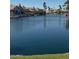 Scenic waterfront view of calm lake and homes at 3331 S Vine St, Chandler, AZ 85248