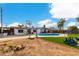 Backyard with pool, patio, and basketball hoop at 3502 W Ironwood Dr, Phoenix, AZ 85051