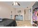 Bedroom with dresser, closet, and full-size bed at 3502 W Ironwood Dr, Phoenix, AZ 85051