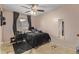 Small bedroom with a bed, nightstand, and window at 3502 W Ironwood Dr, Phoenix, AZ 85051