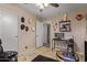 Bedroom with gaming setup, desk, and additional seating at 3502 W Ironwood Dr, Phoenix, AZ 85051
