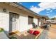 Inviting front porch with a wreath and rocking chair at 3502 W Ironwood Dr, Phoenix, AZ 85051