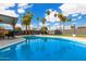 Large swimming pool with a spacious patio and pergola providing shade at 3502 W Ironwood Dr, Phoenix, AZ 85051