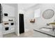 Clean bathroom with granite vanity and a walk-in shower at 38130 W Bello Ln, Maricopa, AZ 85138