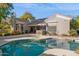 Home with sparkling pool, spa, and covered patio at 5403 E Cannon Dr, Paradise Valley, AZ 85253