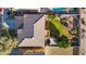 Aerial view showing house, pool, and backyard at 9931 W Odeum Ln, Tolleson, AZ 85353
