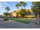 Enjoy a relaxing game of bocce ball in this outdoor recreational area at 147 S Los Cielos Ln, Casa Grande, AZ 85194