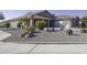 Landscaped front yard with gravel, rocks, and desert plants at 147 S Los Cielos Ln, Casa Grande, AZ 85194