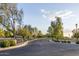 Landscaped road with streetlights in a community at 147 S Los Cielos Ln, Casa Grande, AZ 85194