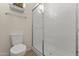 Clean bathroom with a toilet, sink, and shower at 15240 N 142Nd Ave # 2159, Surprise, AZ 85379