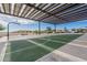 Outdoor covered basketball court with seating at 18439 W Wind Song Ave, Goodyear, AZ 85338