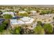 Aerial view showcasing house, pool, and desert landscaping at 19007 E Lazo Ct, Rio Verde, AZ 85263